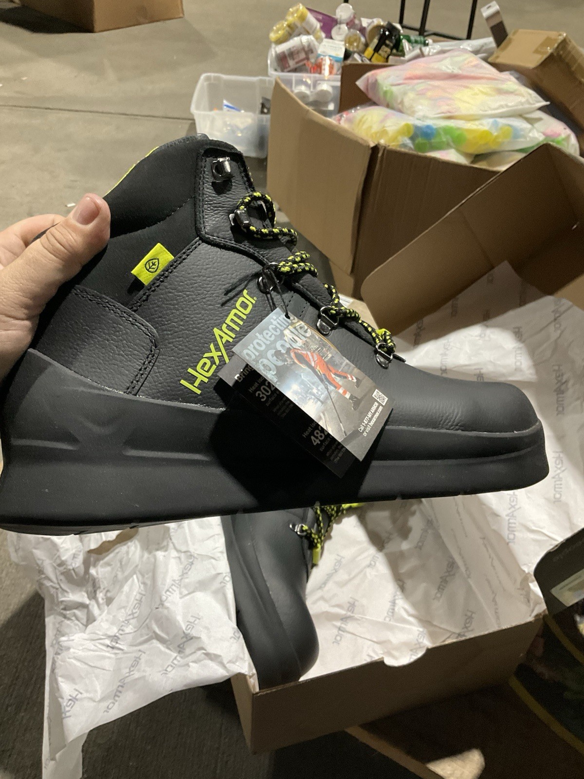 Hexarmor Asphalt Work Boots Size 11 Comfort Performance Durability
