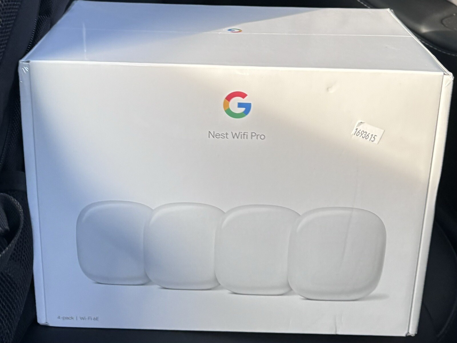 NEW Google Nest Wifi Pro Wi-Fi 6E 4 Pack White (GA03691-US) - WiFi 6E 4-Pack