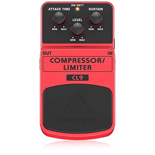 Behringer CL9 COMPRESSOR/LIMITER Oragne Guitar Effects Pedal