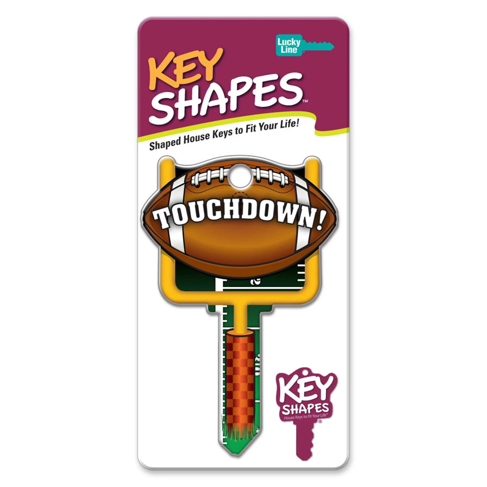 LUCKY LINE B121S FOOTBALL SCHLAGE SC1 KEYWAY HOUSE KEY SHAPES