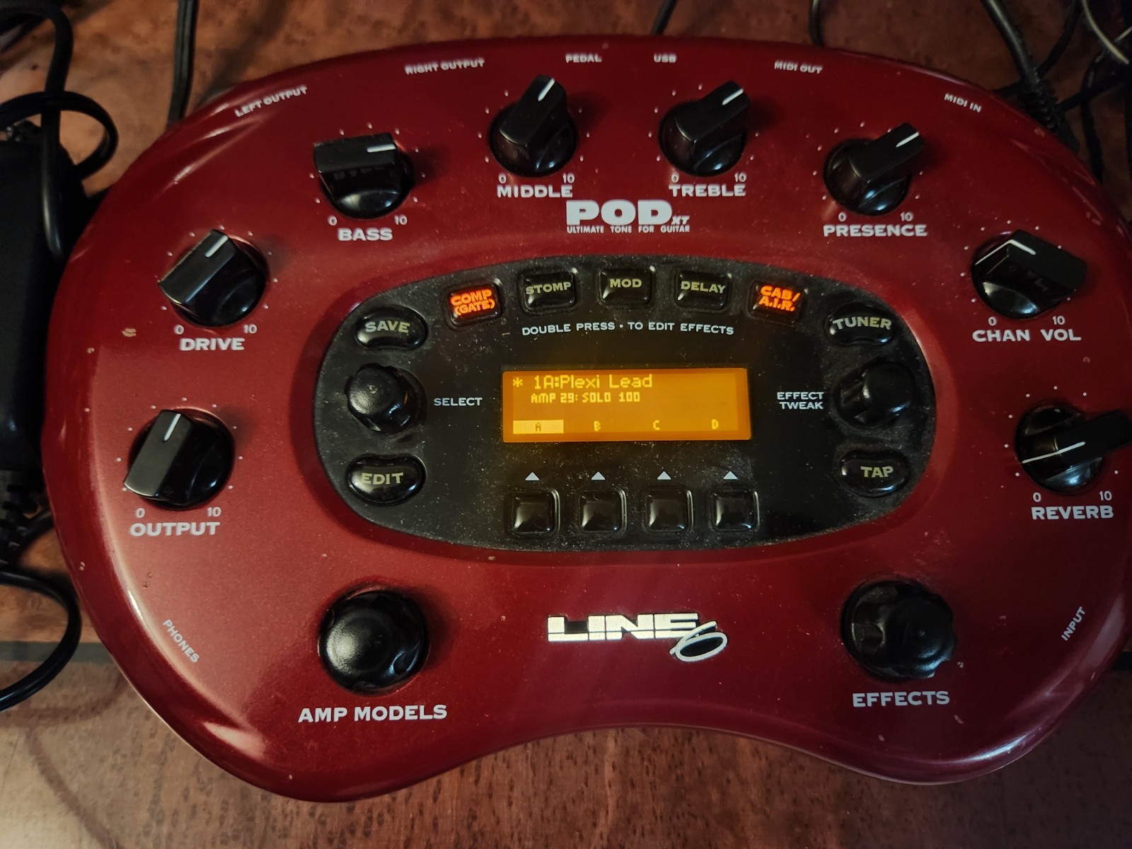 Line 6 Pod XT Multi-Effects Guitar Effect Pedal