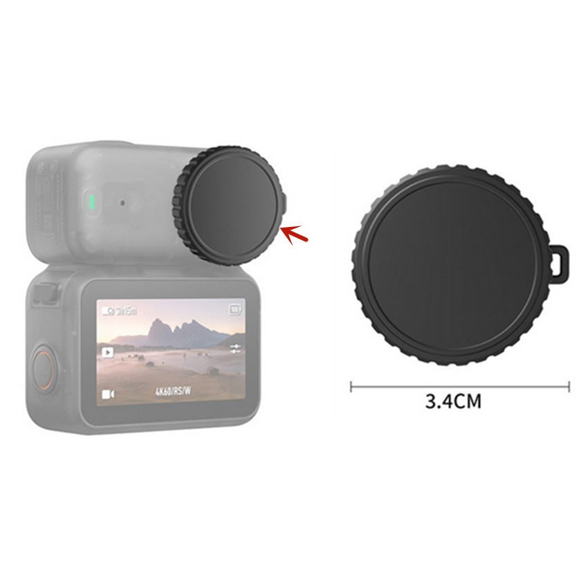 For DJI OSMO NANO Sports Camera Lens Cover Silicone Dust-Proof Protective Cap