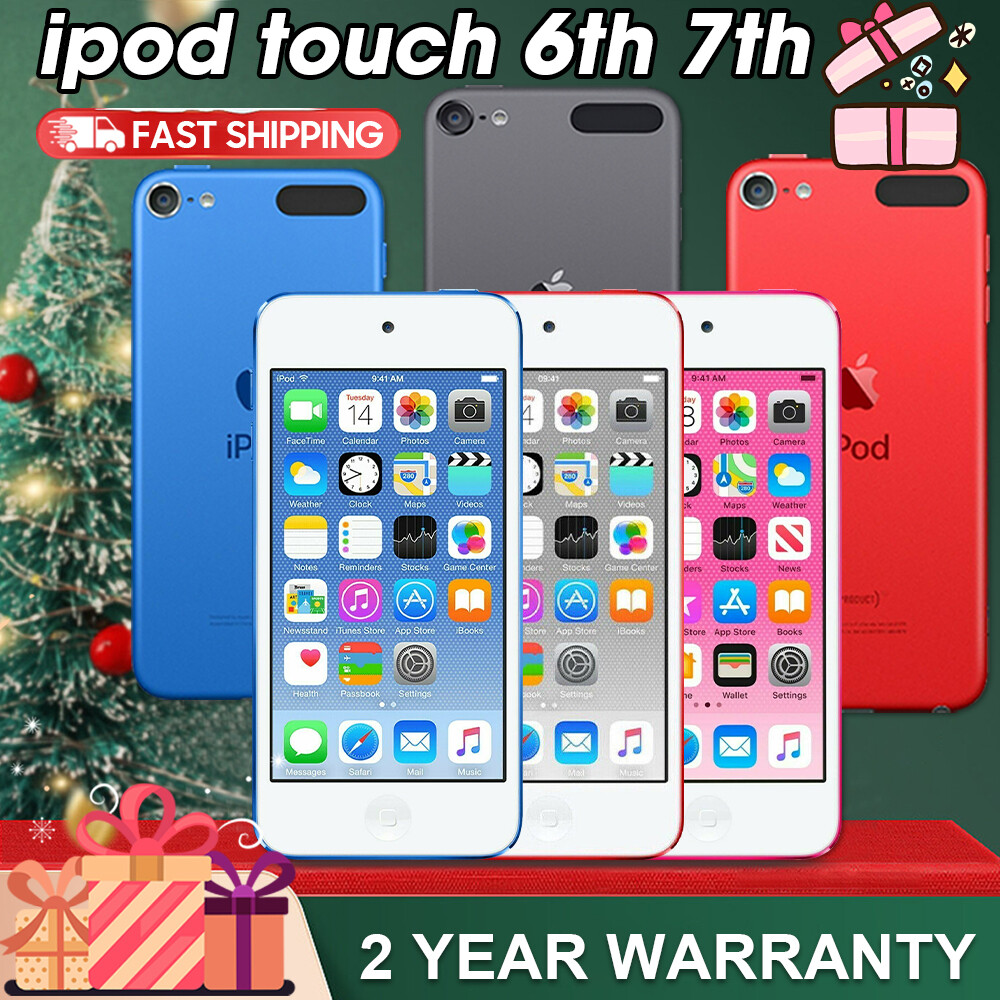 Ipod Touch 7th Gen 128,256GB Gray Gold Red Pink Black|mp4 Brand New Sealed ✅ lot