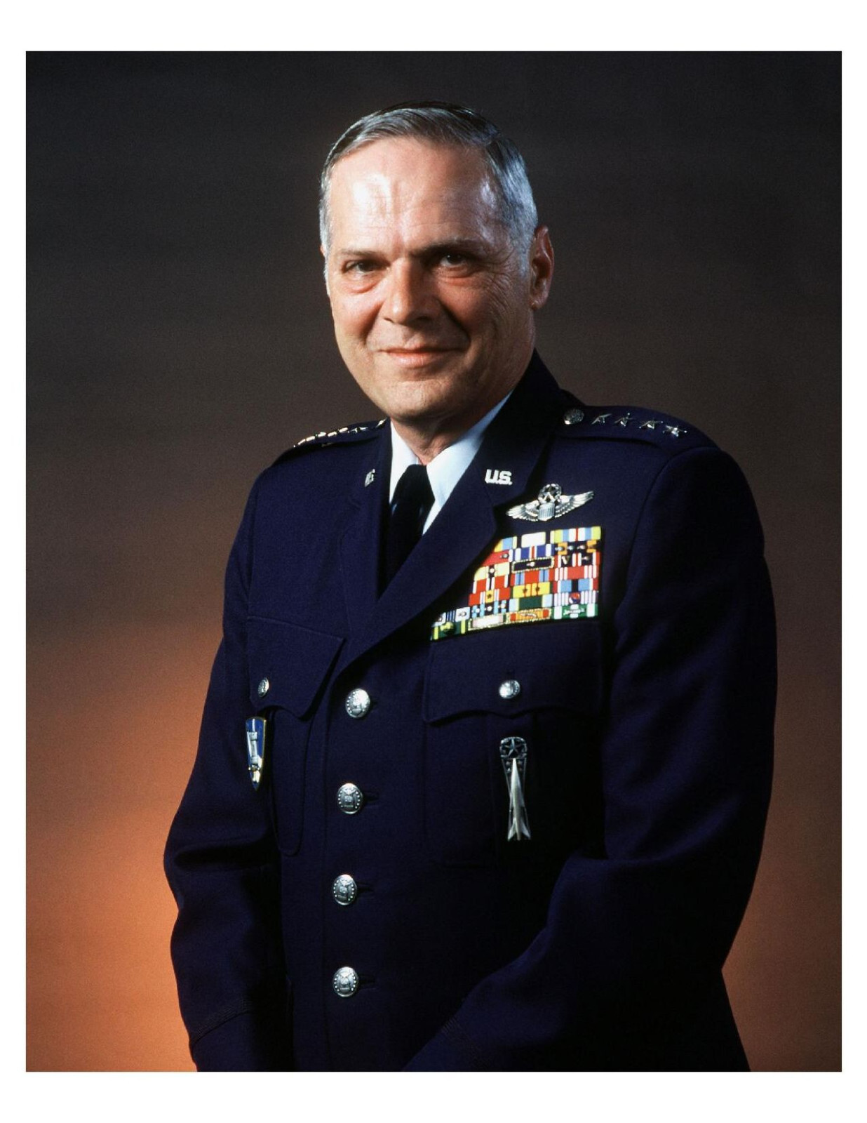 United States Air Force General Charles L. Donnelly, Jr 8x10 Photo On 8.5" x 11"