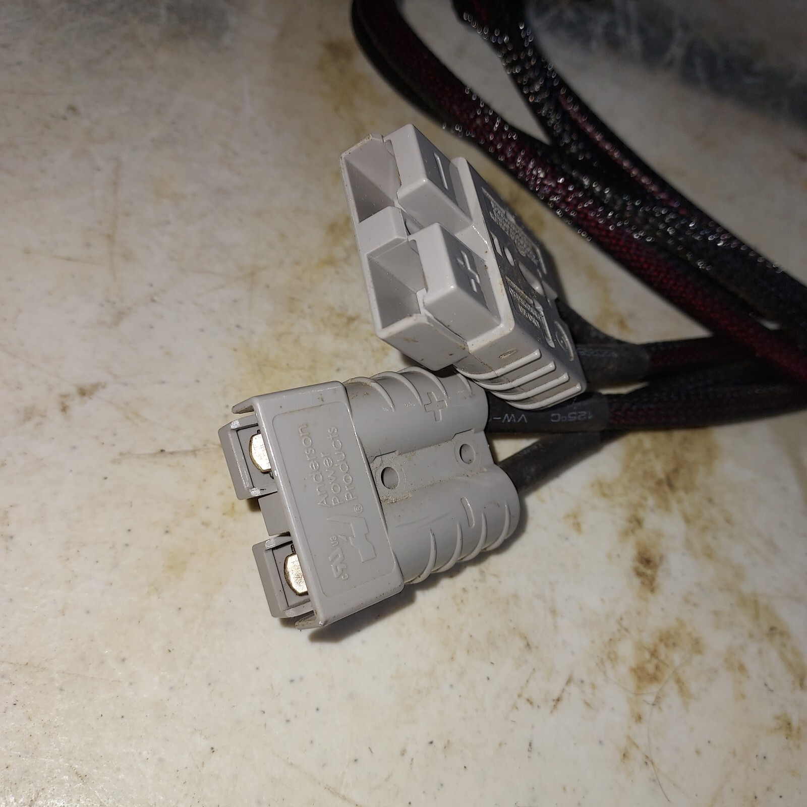 Quantum Edge HD Power WheelChair Battery And 50A Harness CablesB2