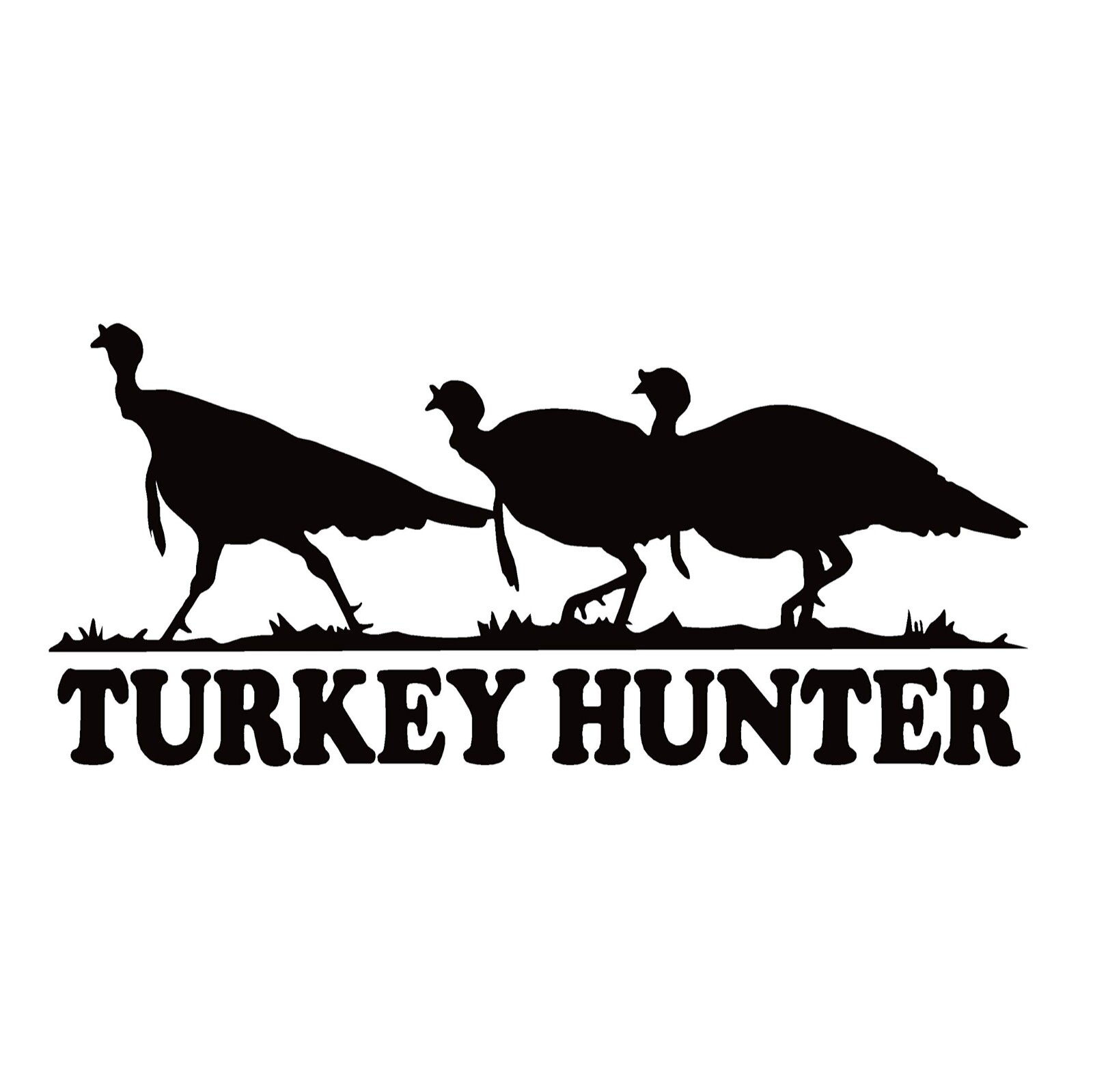 Turkey Hunter Decal car truck vinyl hunting sticker graphic FREE SHIPPING!
