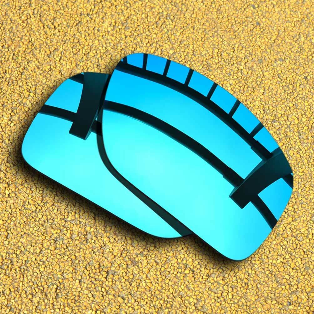 3 Pairs Lenses Replacement for-Oakley Conductor 8 Polarized - Black&Silver&Blue