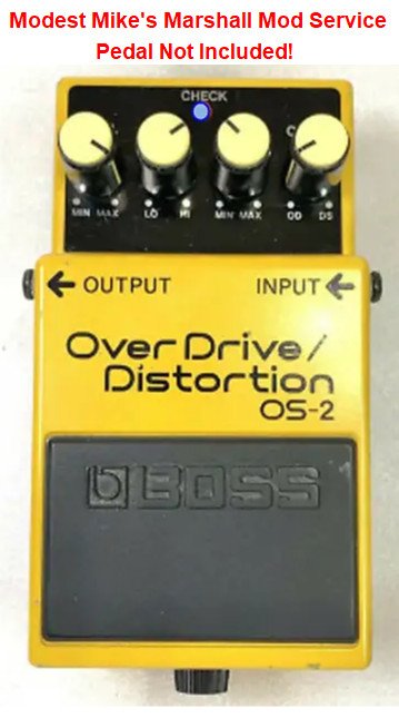 Boss OS-2 Mod Service- Send us your pedal!