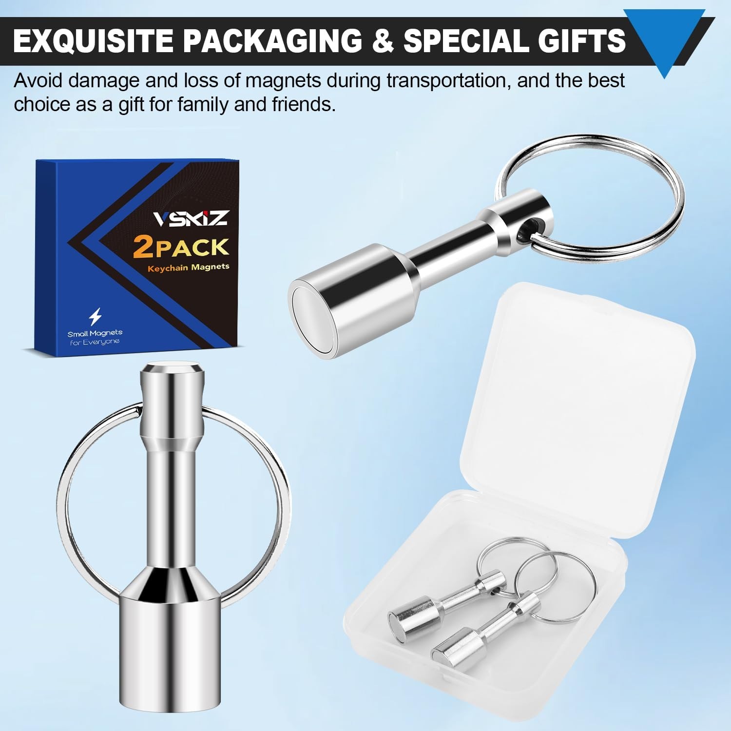 Portable Pocket Magnet Keychain - Essential Tool for Precious Metal Testing