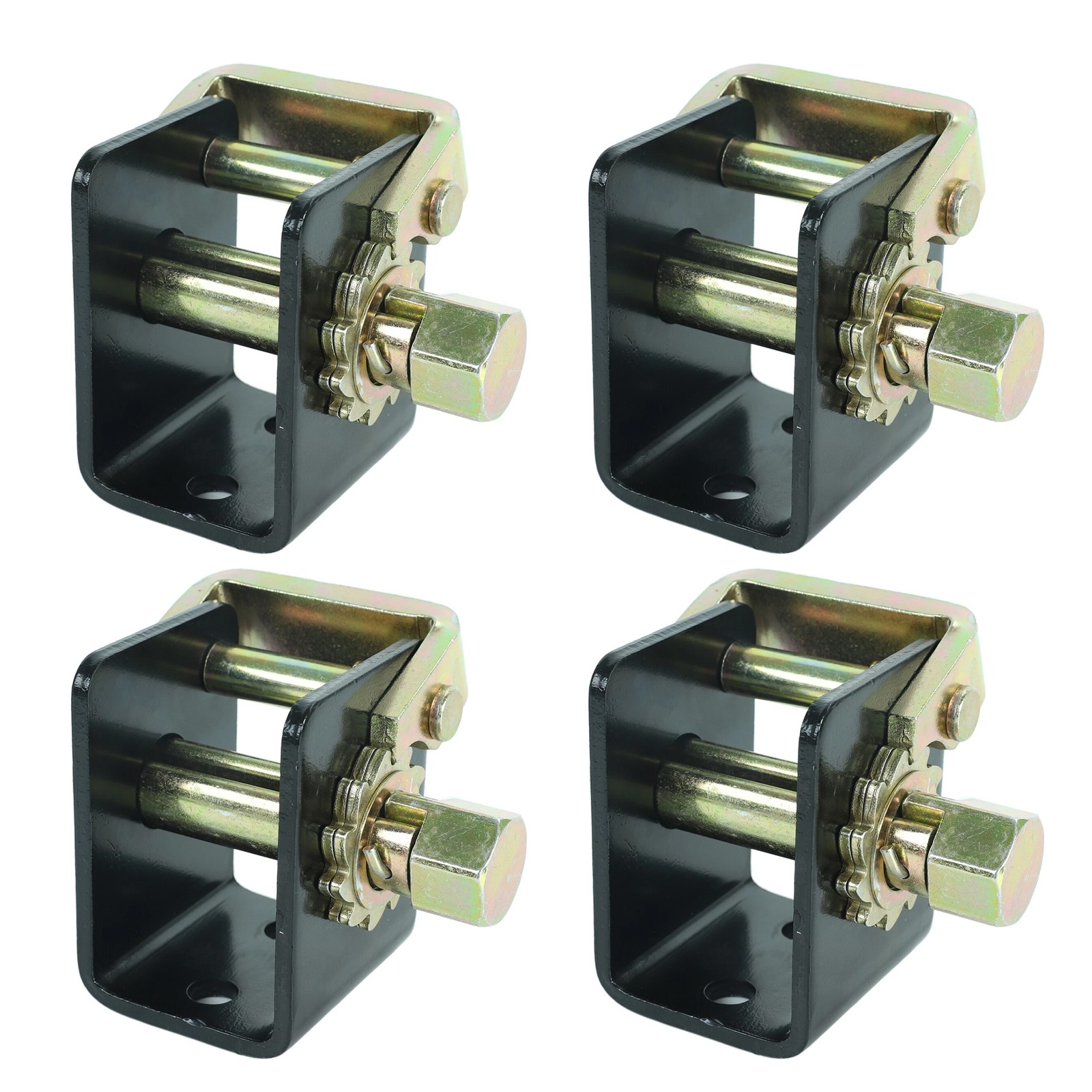 4 Pack Right 2" Tow Dolly Lashing Winch Truck Rack Ratchet Tie Down Strap Binder