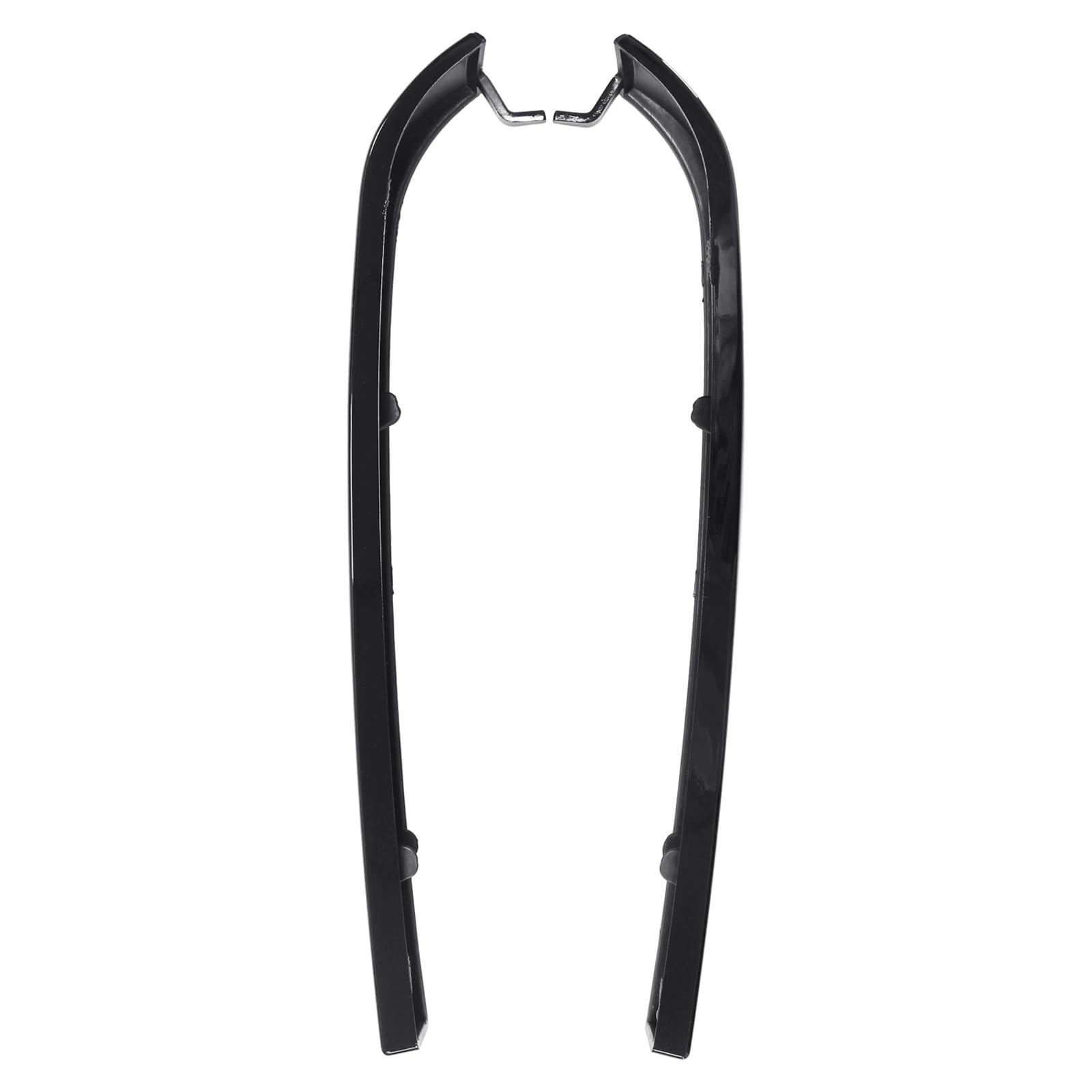 ApplianPar Black Front Left and Right Side Bumper Grille Molding Panel