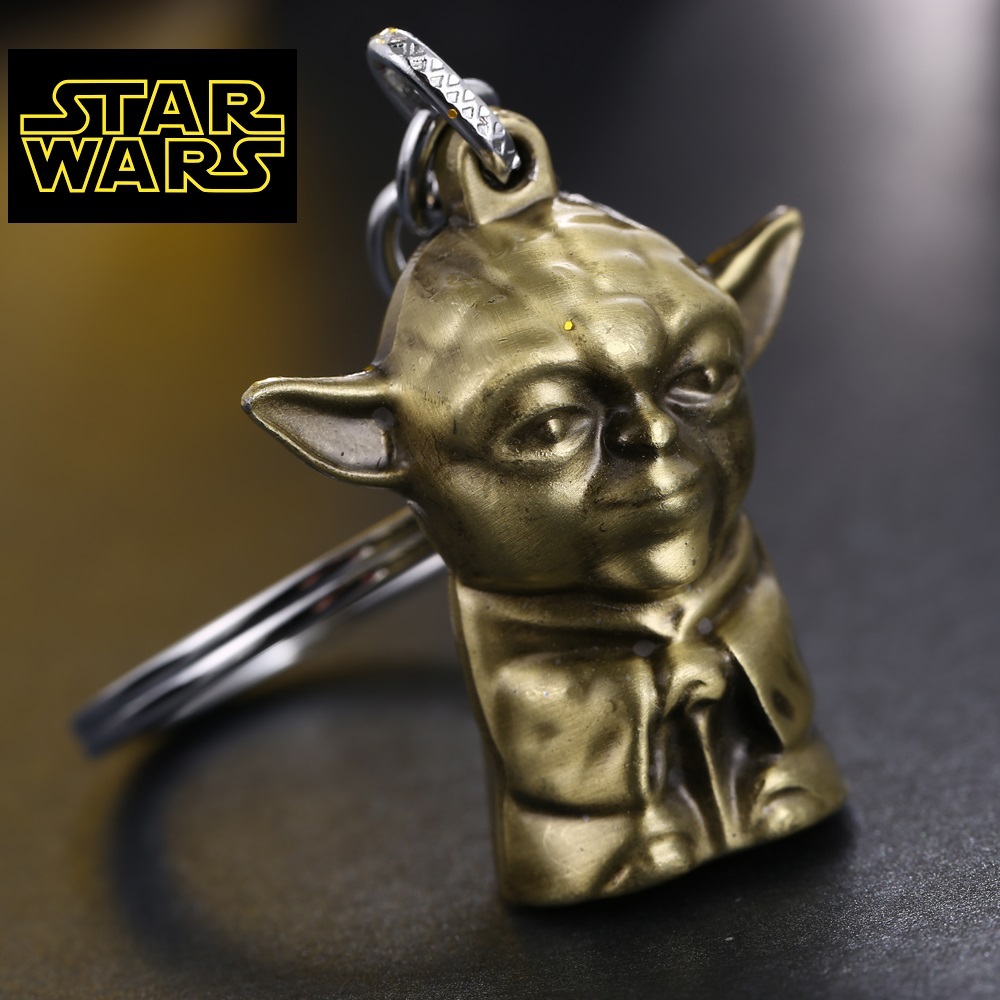 STAR WARS YODA Figurine metal replica Rogue Keychain collectible cosplay force