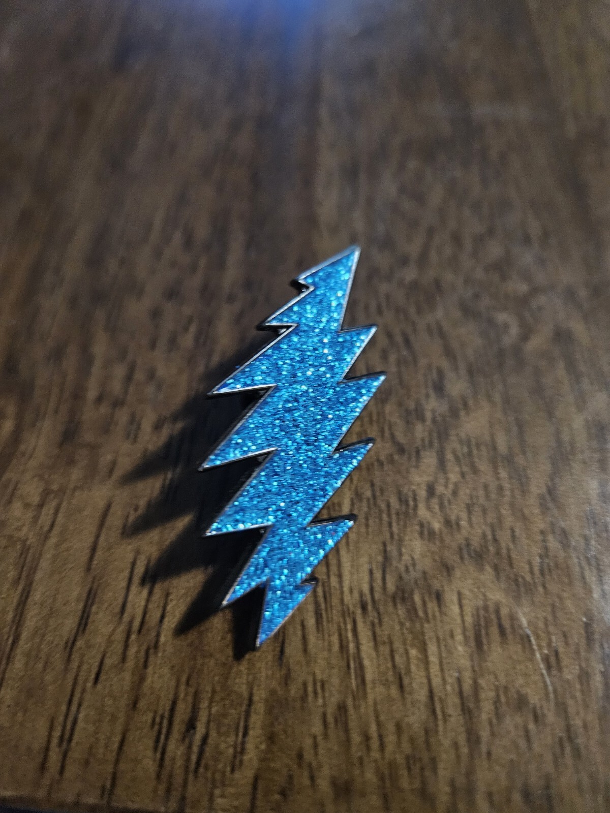 Vintage Grateful Dead 13 point Blue Lightning Bolt