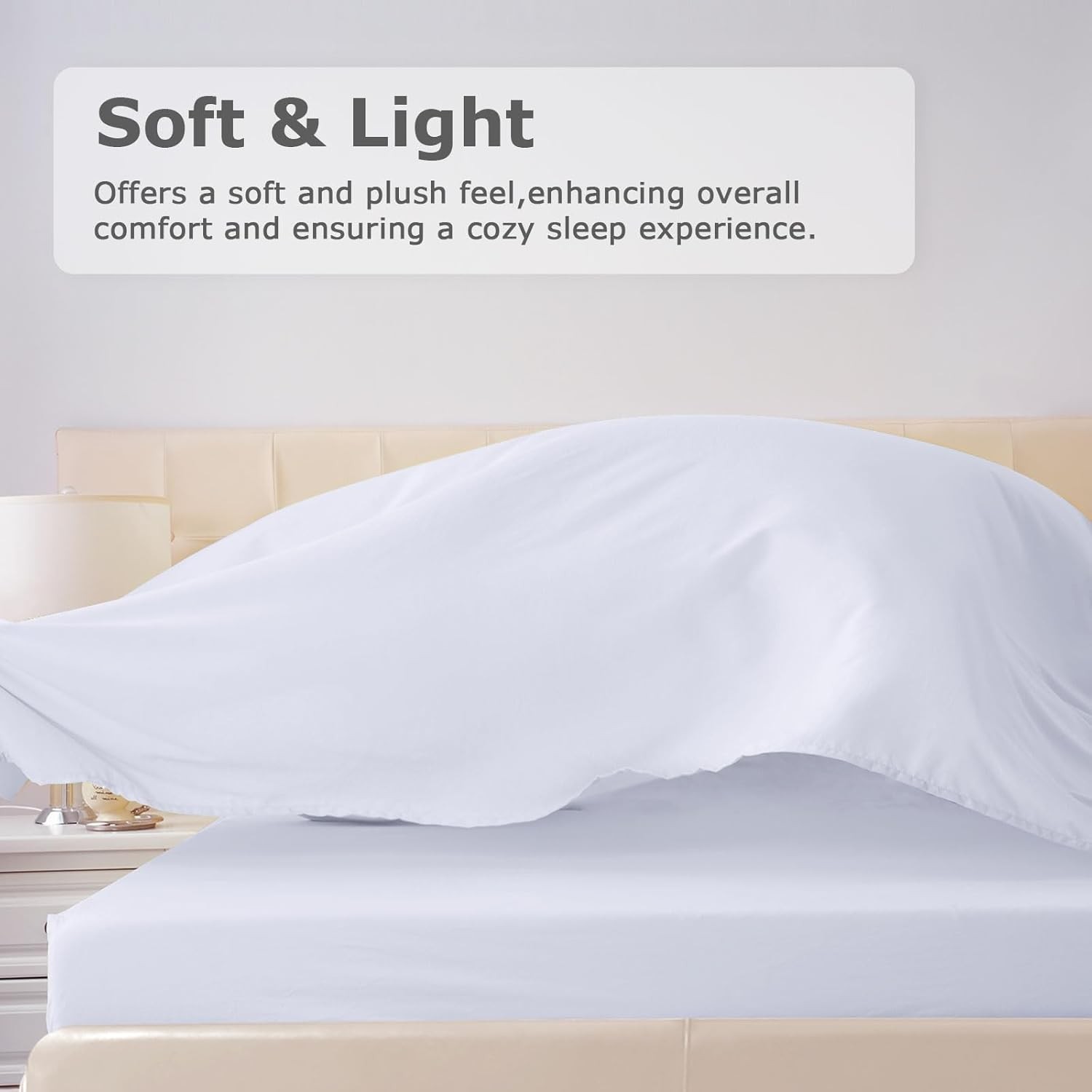 Twin Size Bed Sheet Set 3 Piece Soft Microfiber Sheets W/ Deep Pockets Cooling
