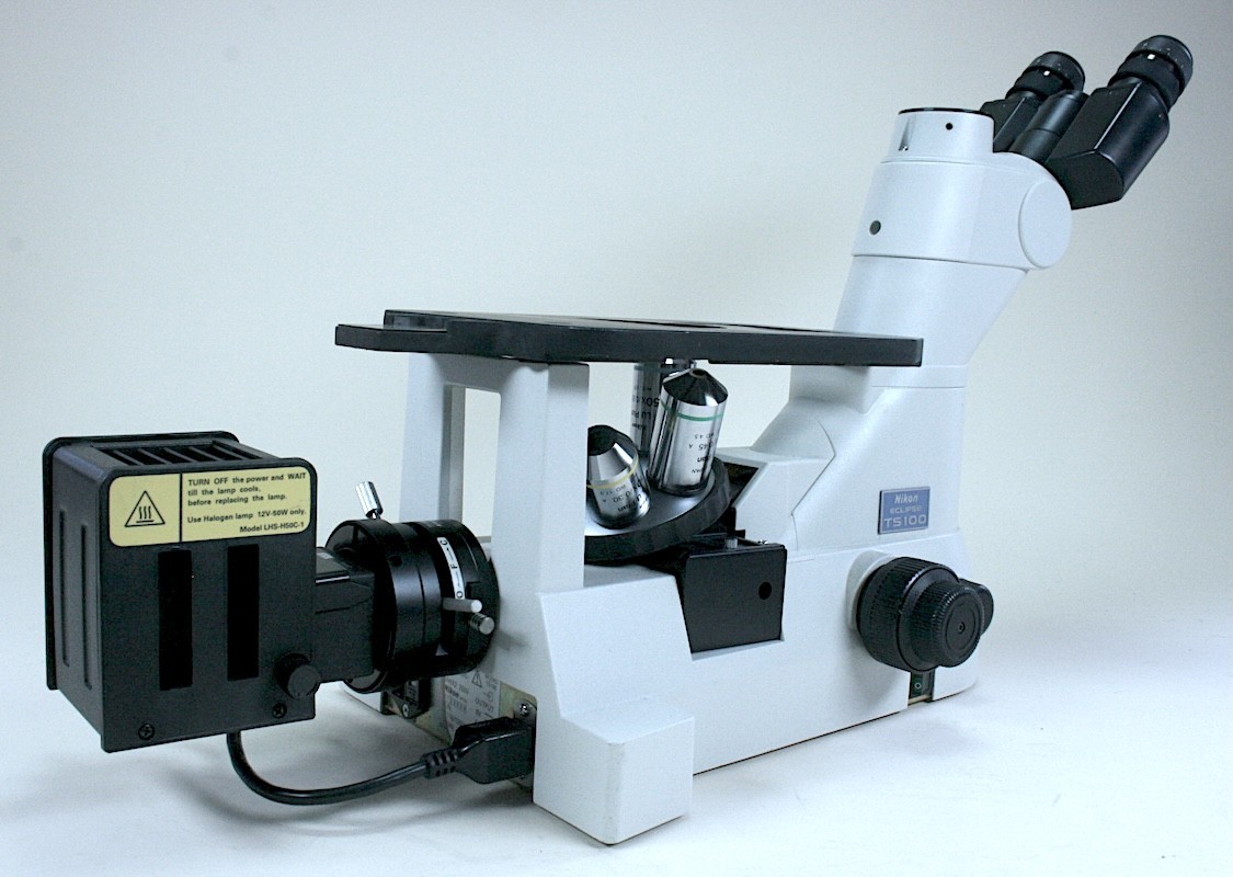 Nikon MA 100 BF Trinoc. Inverted Metallograph Microscope for Materials Sciences