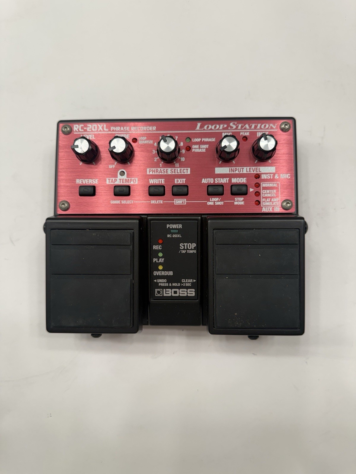 Boss RC-20XL Loop Station Phrase Recorder Sampler Guitar Effect Pedal + PSU