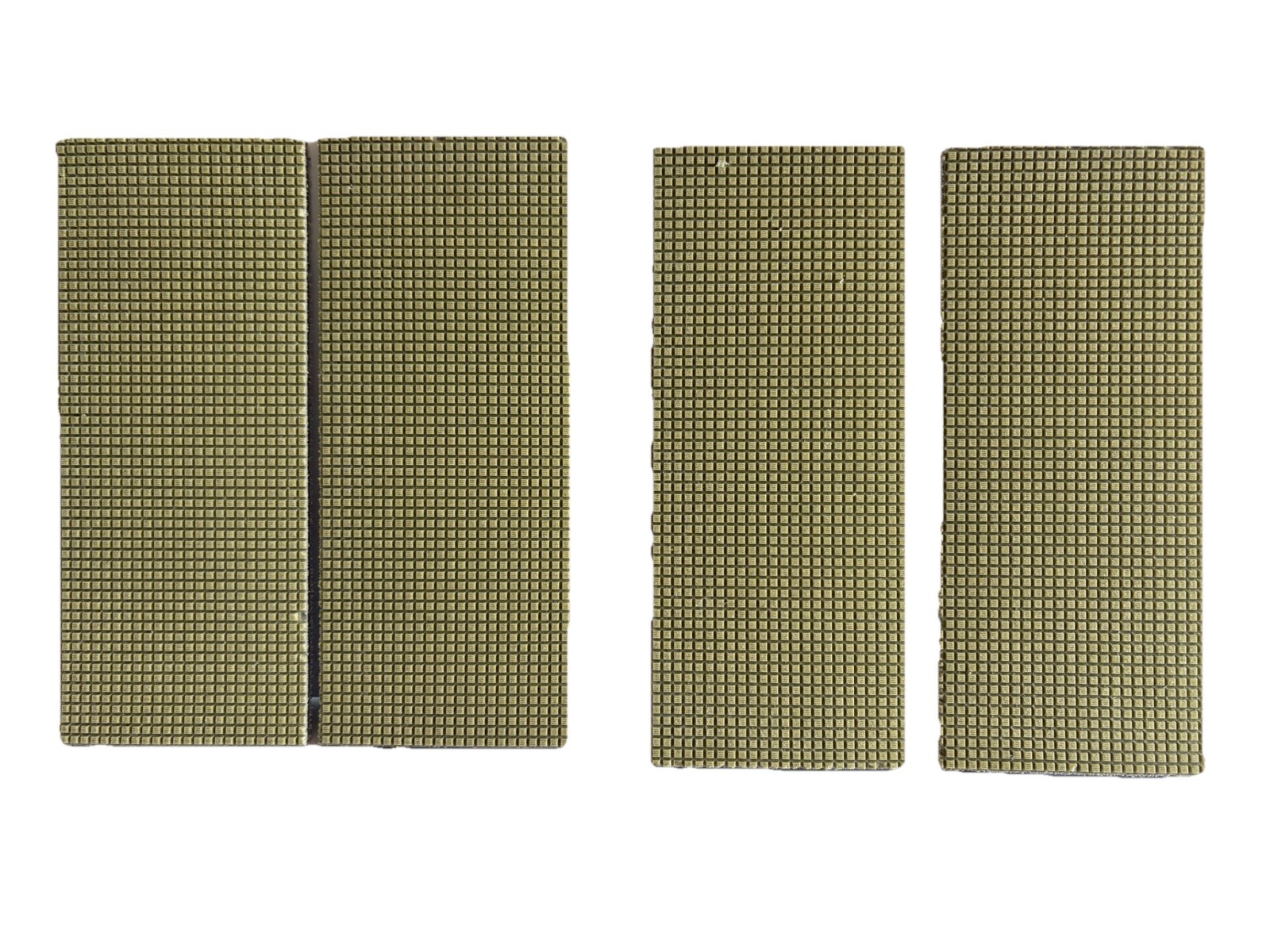 3M 86025 Polishing Pad, Gold, Shape Rectangular, 4 Pack See Photos