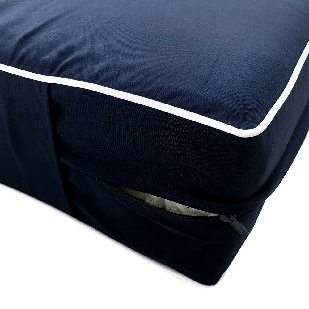 Style2 5PC Contrast Pipe Daybed Mattress Cushion Complete Set-Full Size AD101