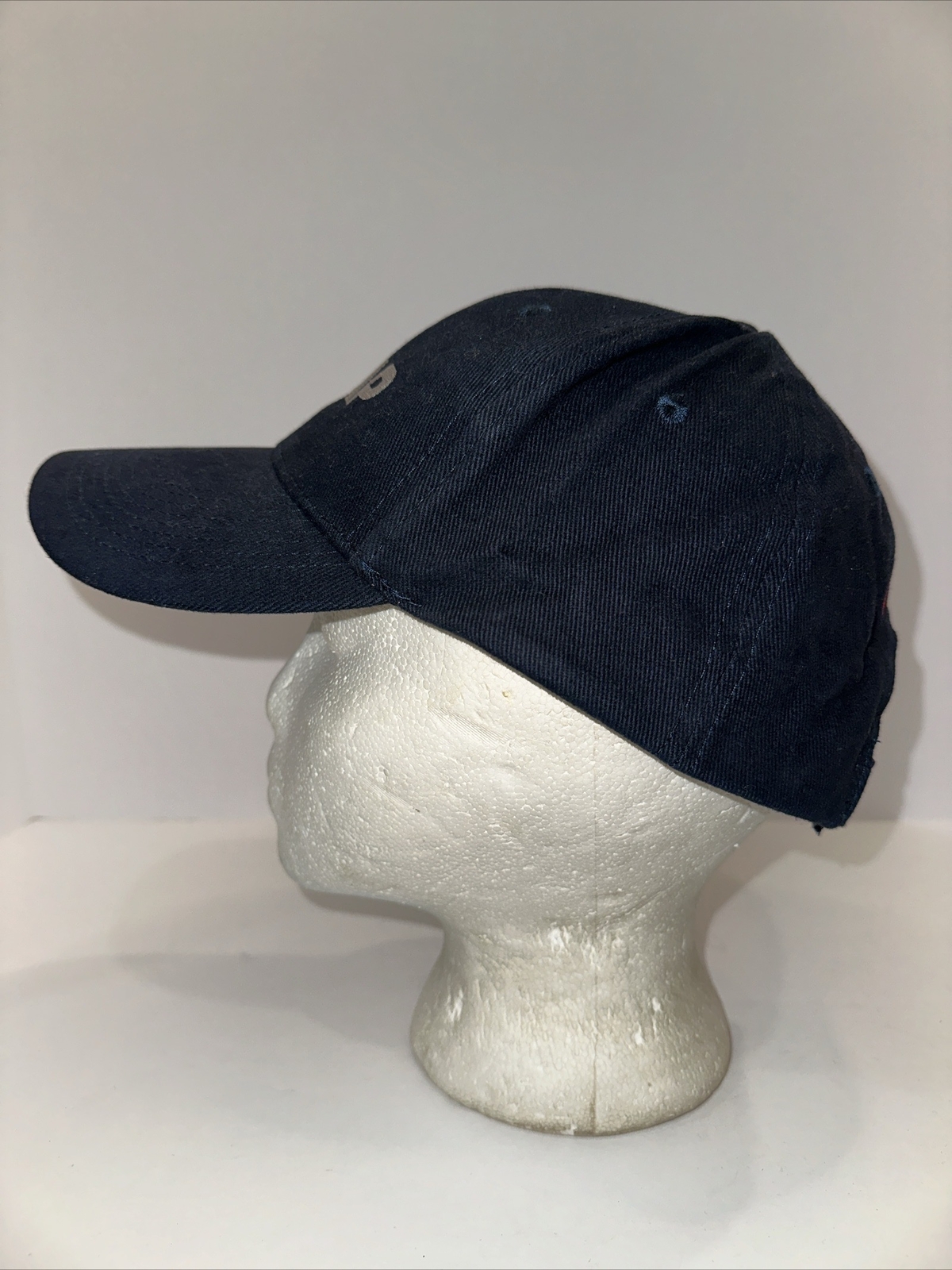 IFAP Navy Blue Hat Cap Red Silver Hook Loop Unbranded