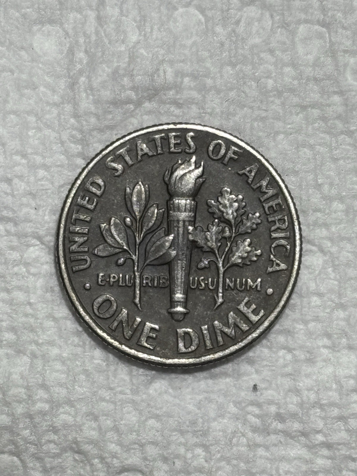 US Dime 10c Black Dime