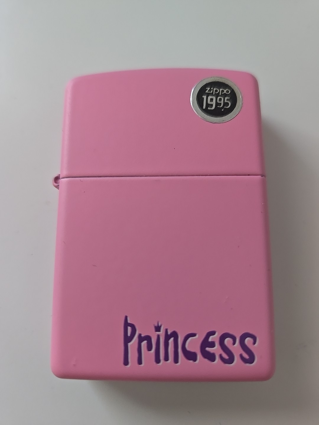 ZIPPO 2005 Matte Pink W/Purple Princess Wording New Original Box