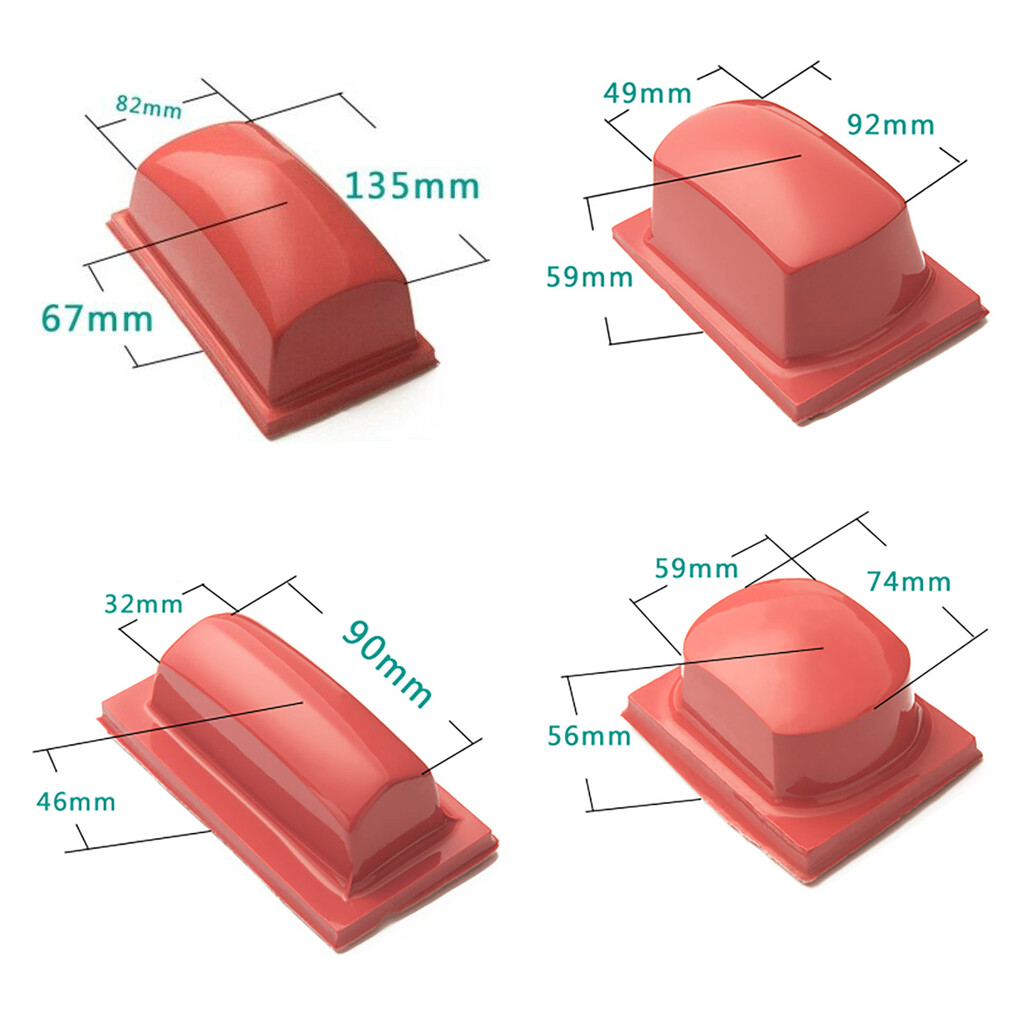 Pad Printing Rubber Head Soft Silicone Pad Tampo Printing Transferring Mouse B