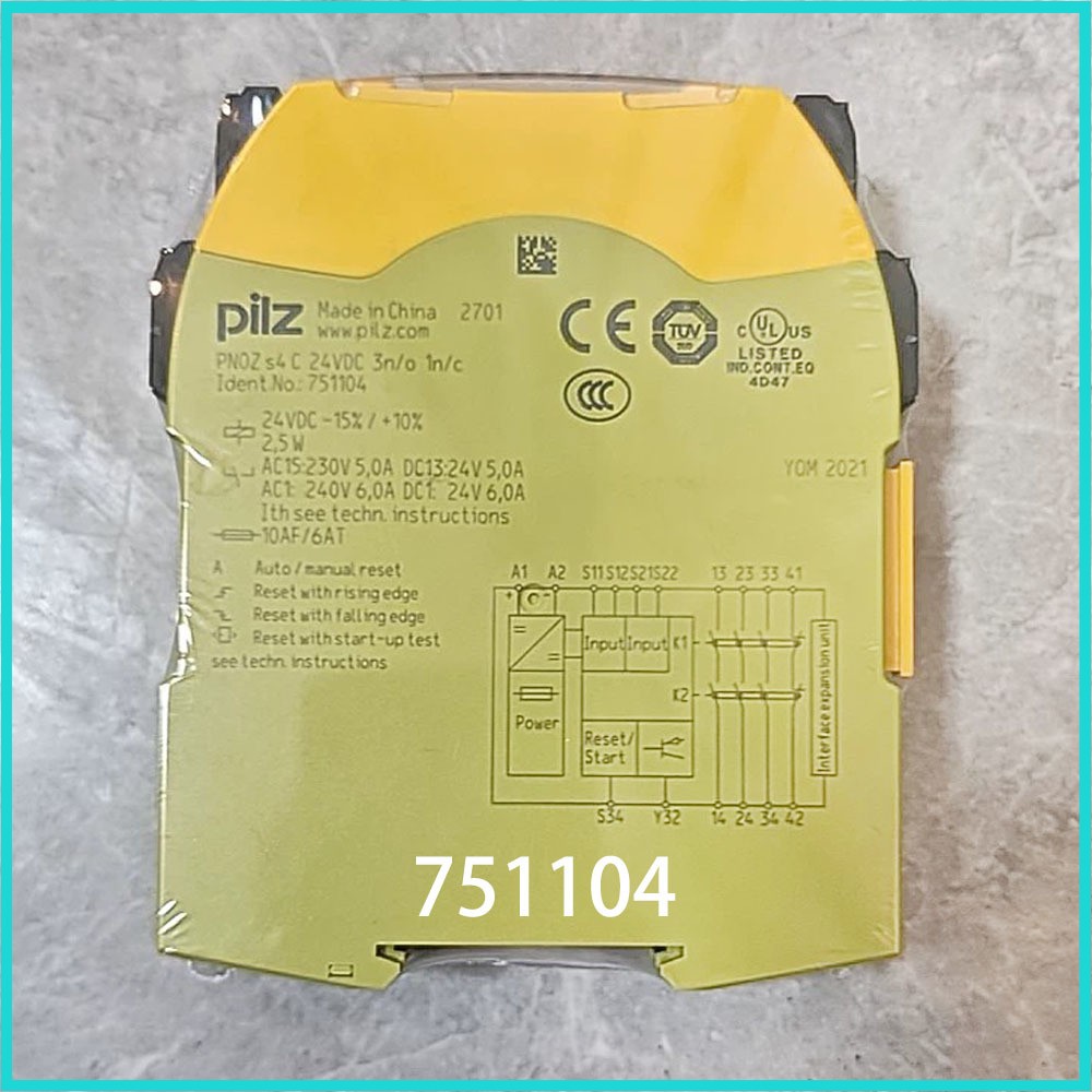 Original PILZ 751104 750104 751105 751111 24VDC Safety Relay Expedited Shipping