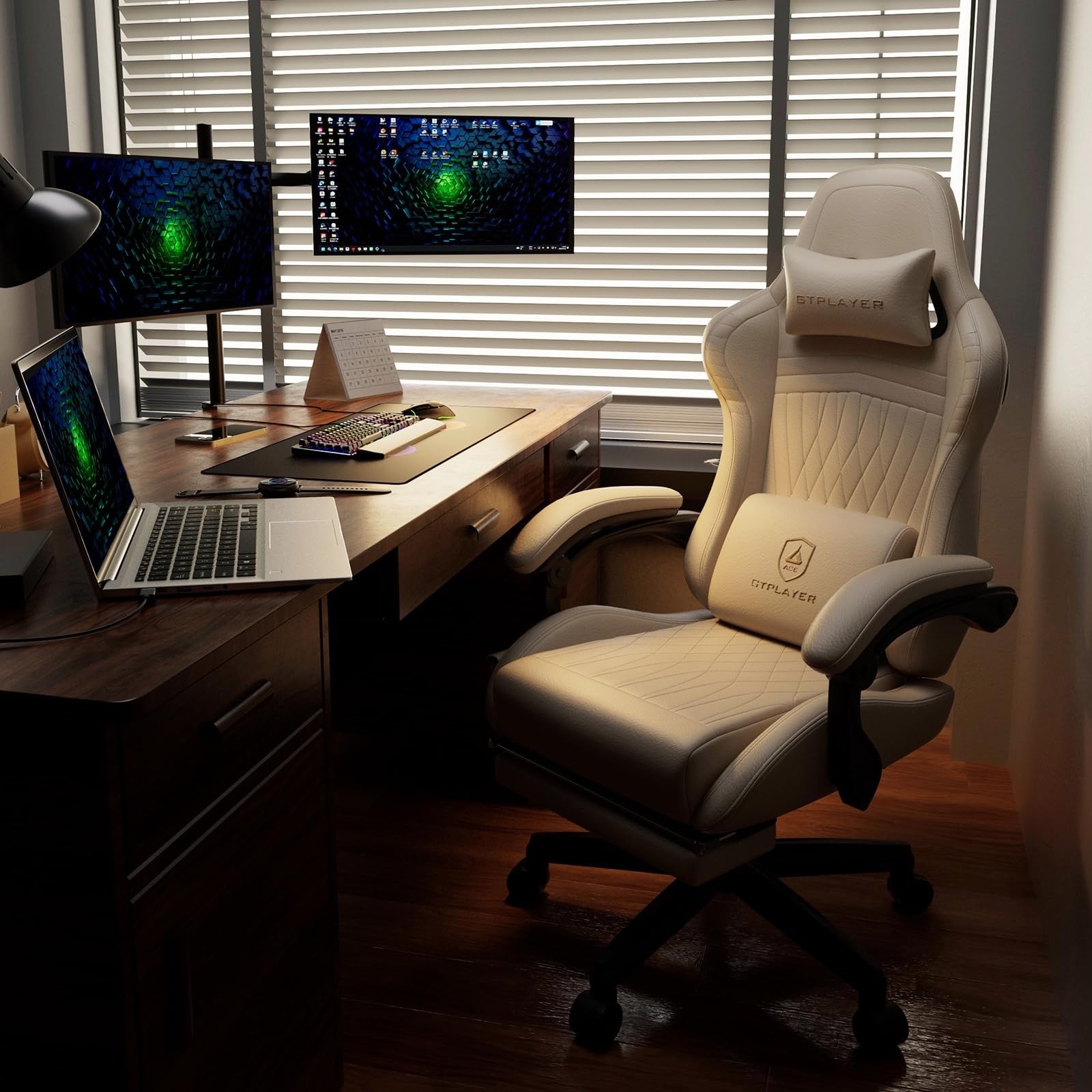 ACE-PRO Music Gaming Chairs – Built-in Speakers, App Support & Bluetooth Cont...