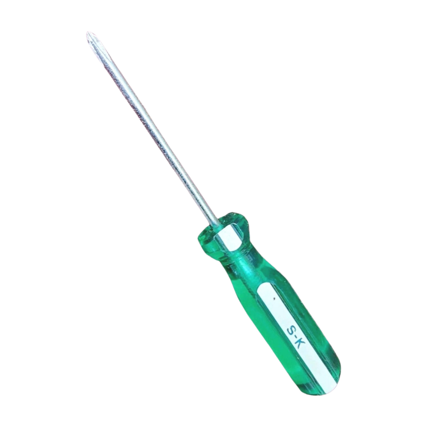 Rare Vintage SK 73000 Phillips #0 Screwdriver – USA – Green & White Handle NOS