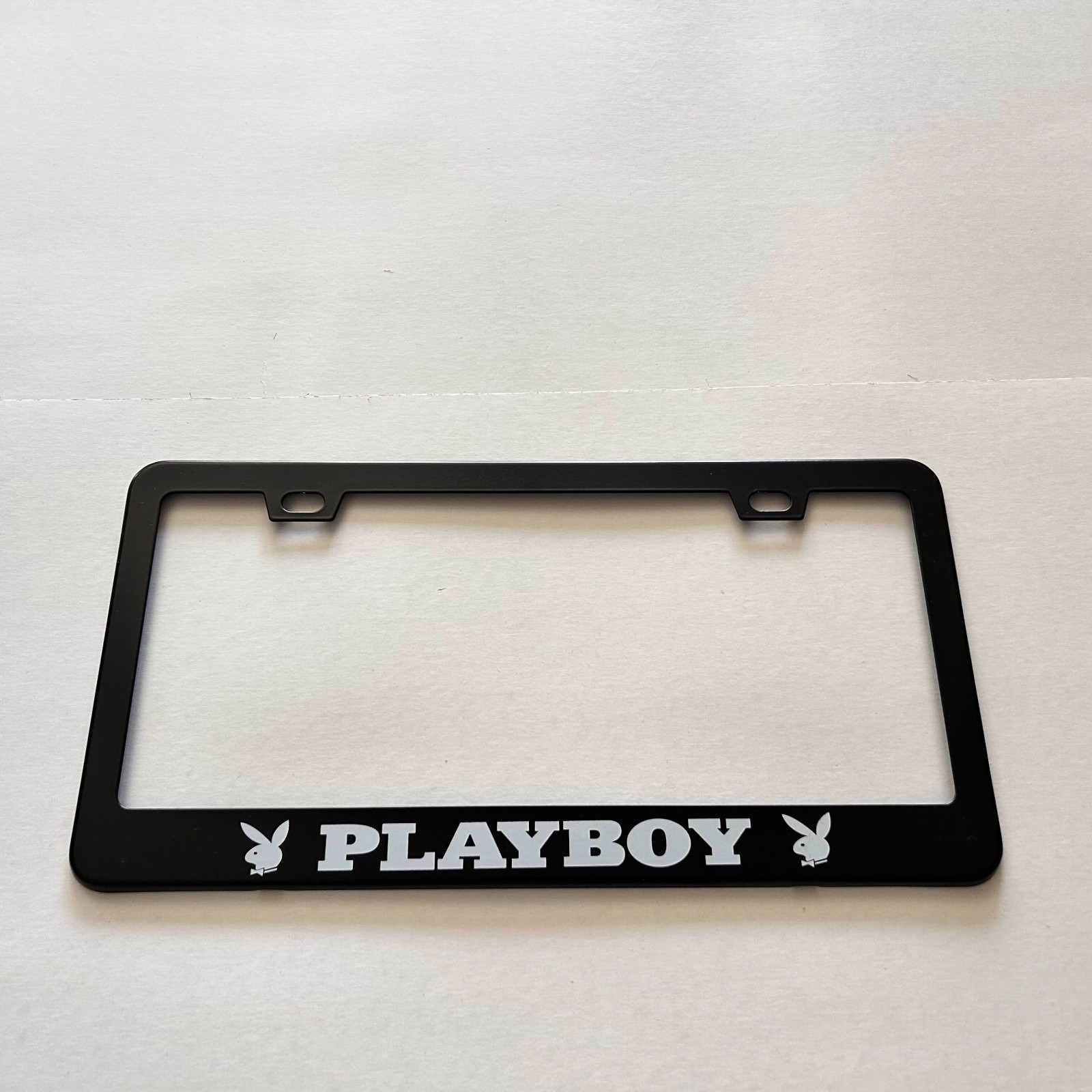 NEW Playboy Bunny Black License Plate Frame - Universal Fit - Free Shipping