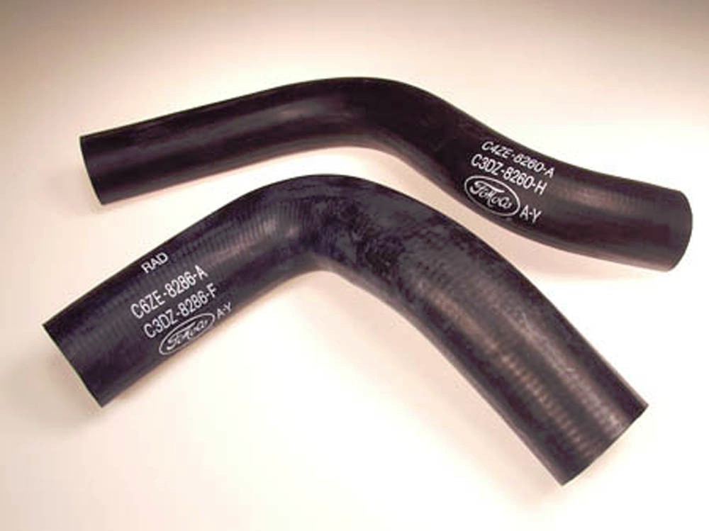 NEW! 1965 - 1966 Mustang V8 260 289 Radiator Hoses with FoMoCo logo 3pc Set