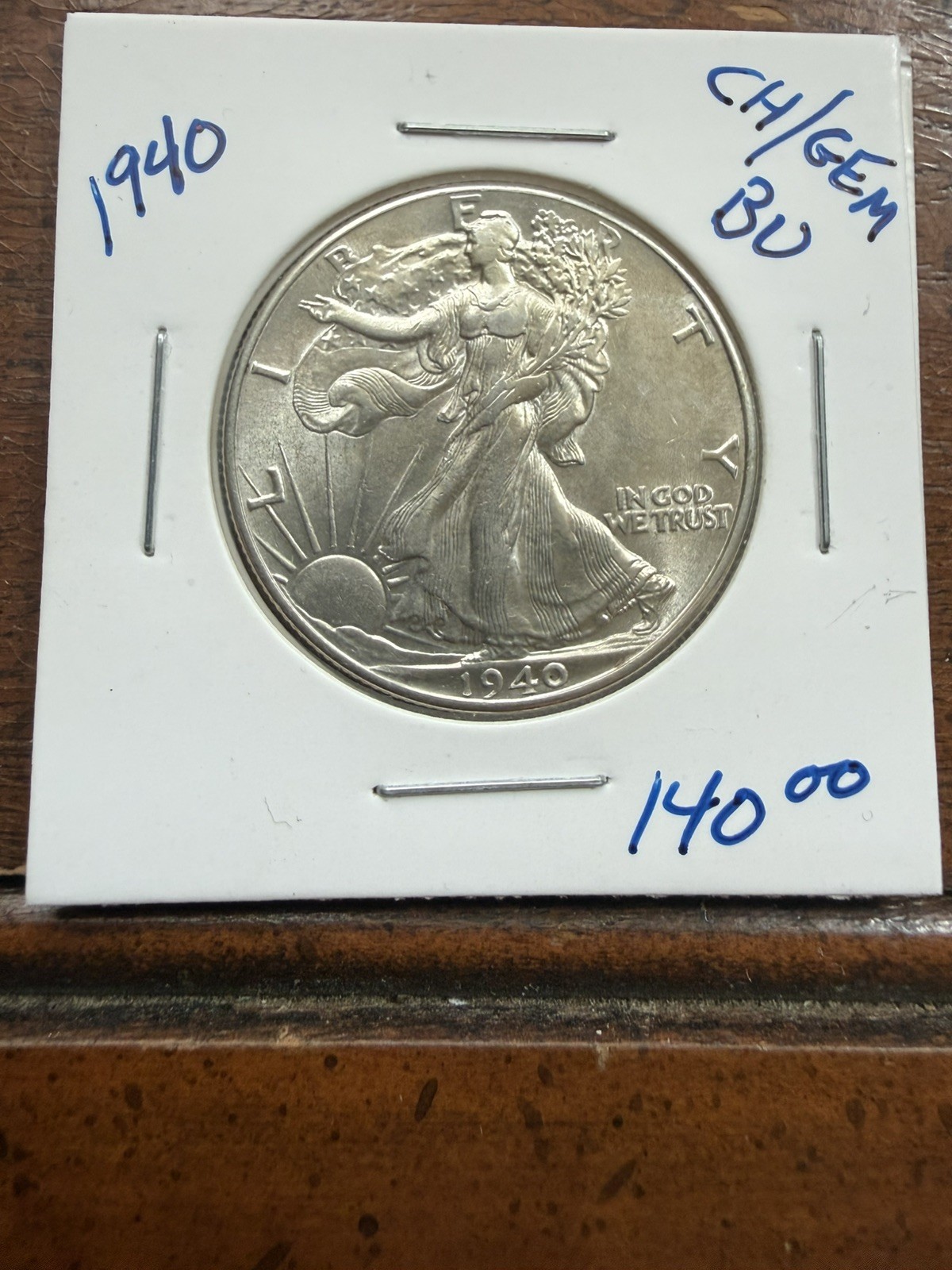 90% Silver Walking Liberty Half Dollar Brilliant Uncirculated