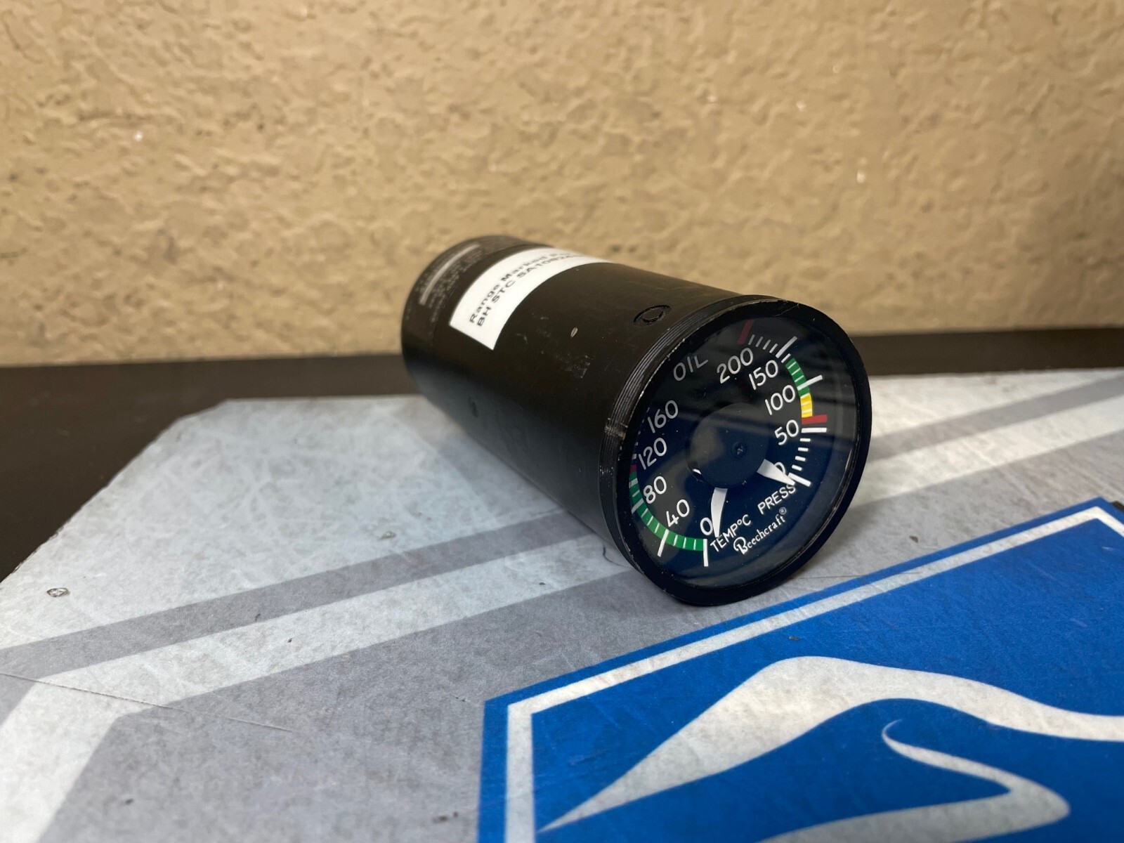 Oil Temp and Pressure Indicator 101-384122-5 Removed Working