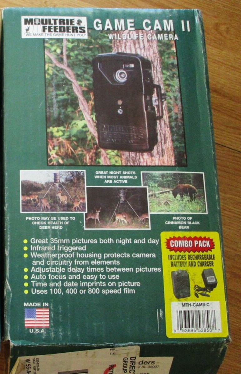 35mm FILM Moultrie Game Cam II Trail Camera Wildlife Infrared MFH-CAMII-C NEW
