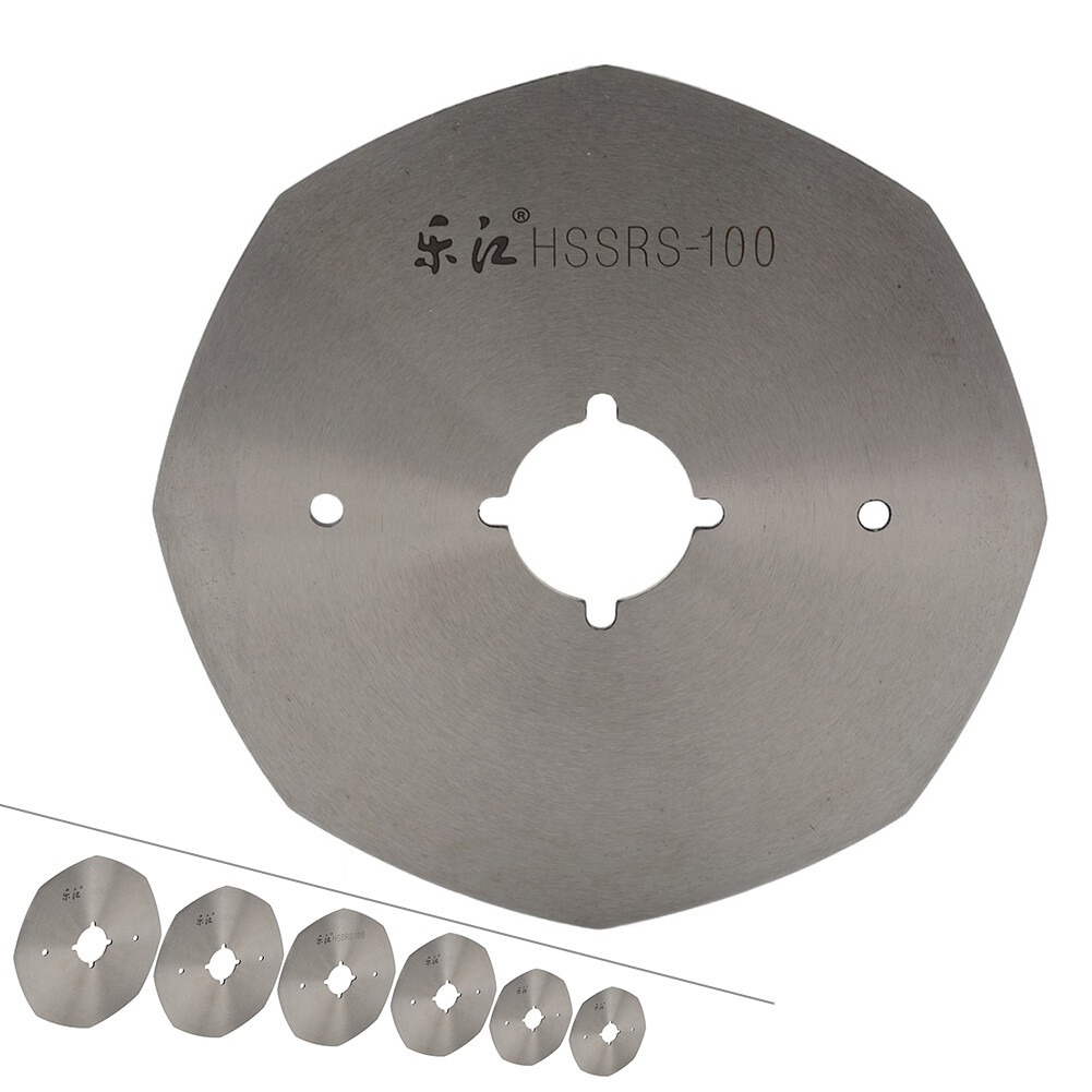 Rotary Blade for Cloth Cutter Fabric Cutting Machine Size Select Steel Silver