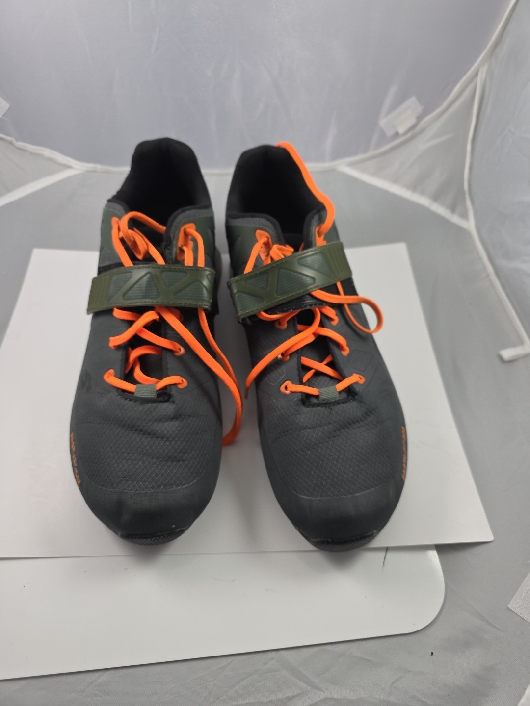 Inov 8 Fastlift 335 Weightlifting Shoes Green Orange Mens Size 12 US Men