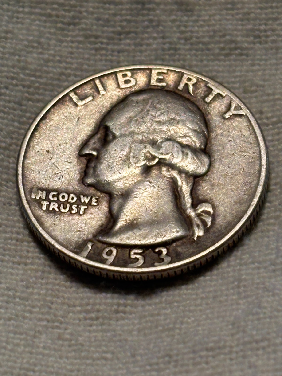 1953 d washington quarter silver