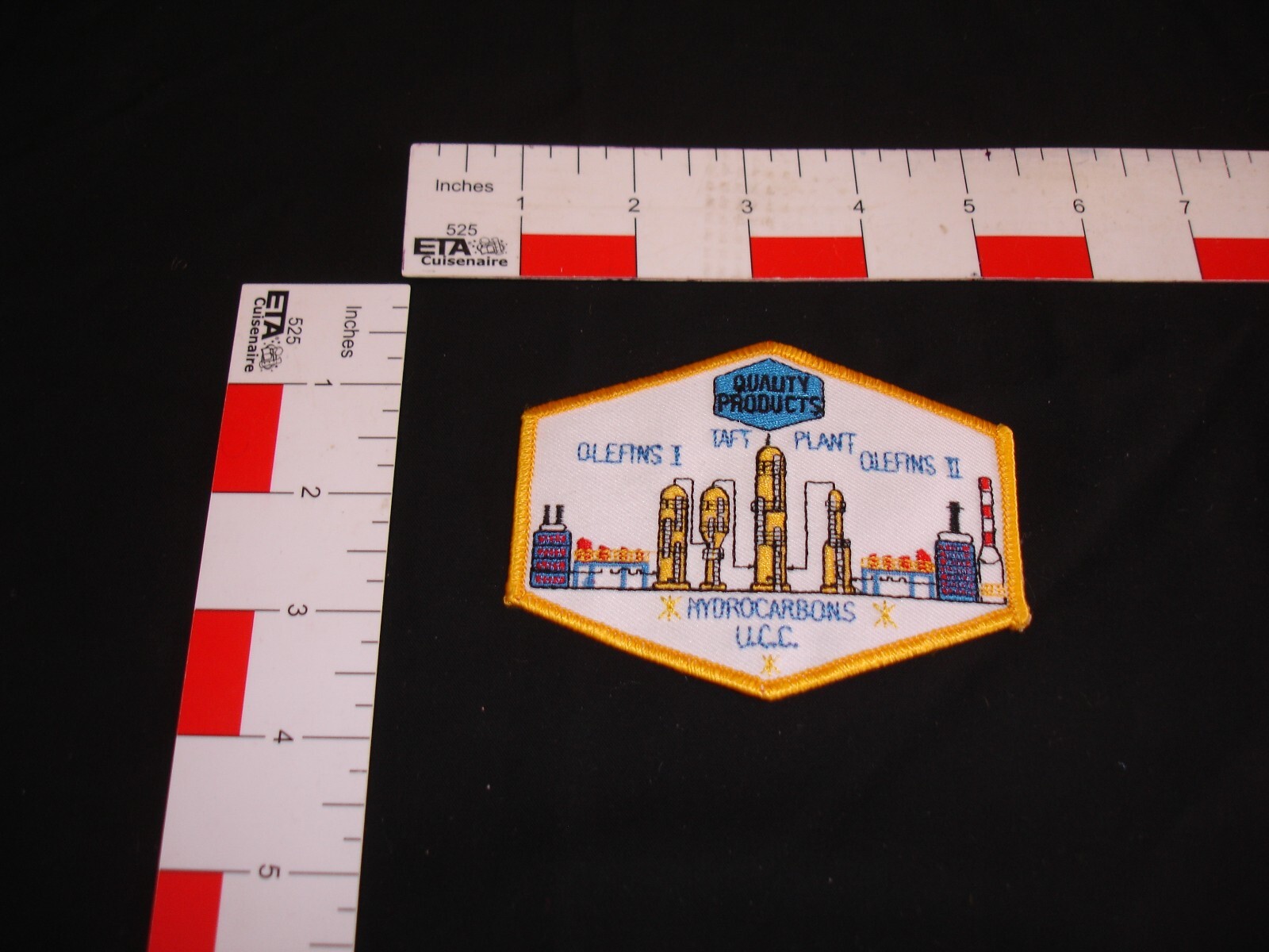 oil advertising patch vintage oil advertising patch