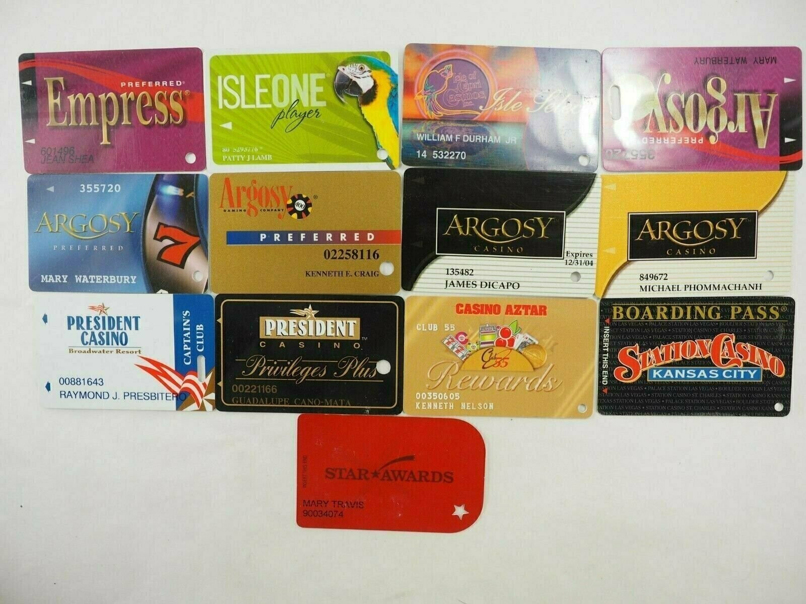 Missouri Casino's Players Club Cards 13 Various Types You Pick