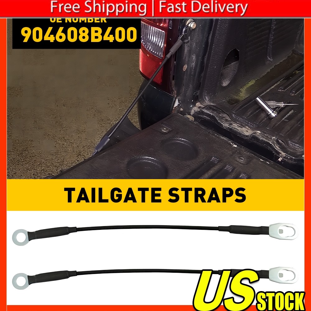 Pair Tailgate Support Cable 904608B400 For 1998-2004 Nissan Frontier LH & RH V