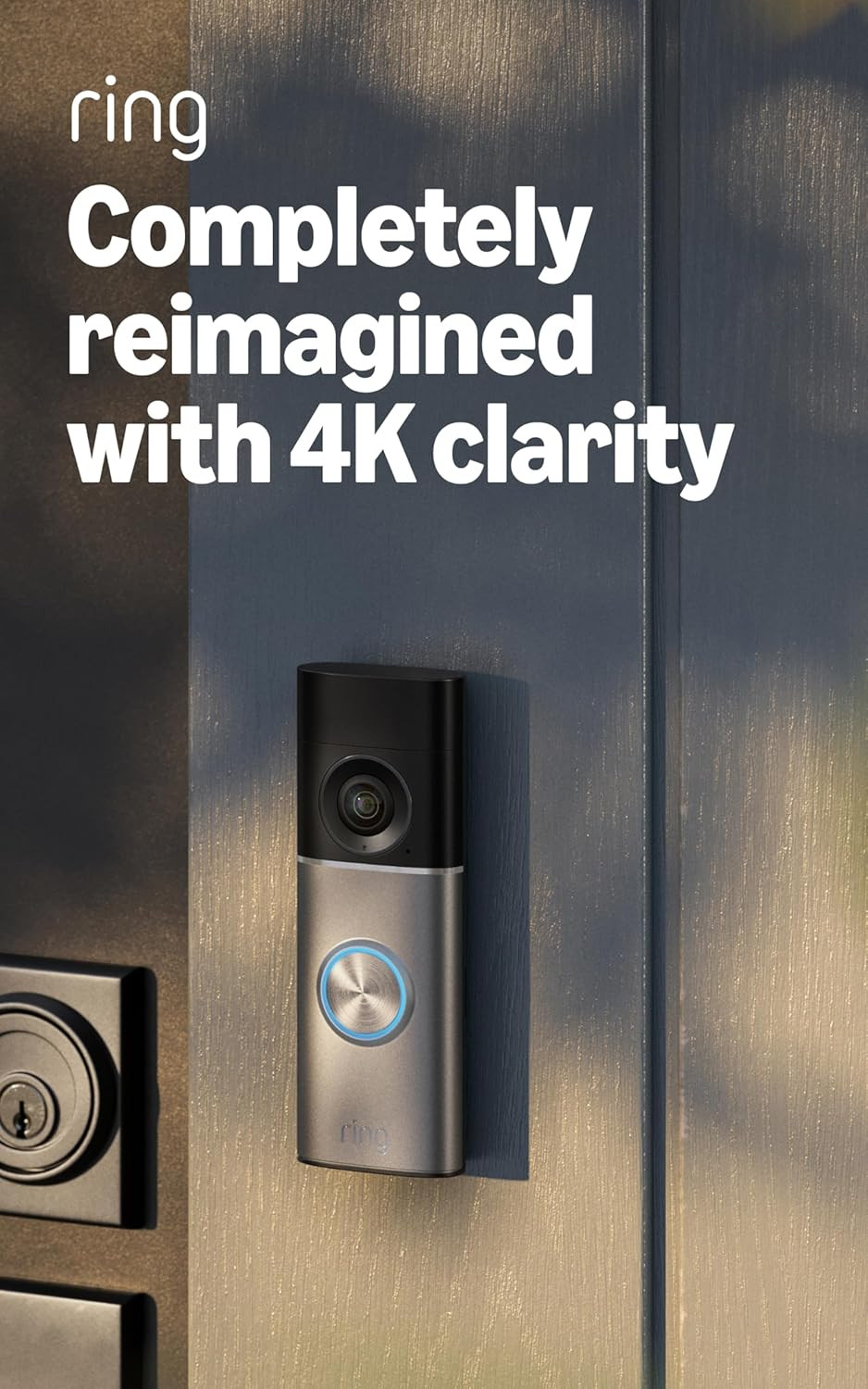 Wired Doorbell Pro (Newest Model), Home or Business Security, Retinal 4K with Wi