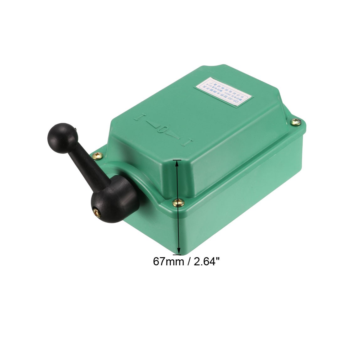 QS-60 Drum Switch 3 Position Forward/Off/Reverse Motor Control Plastic Shell