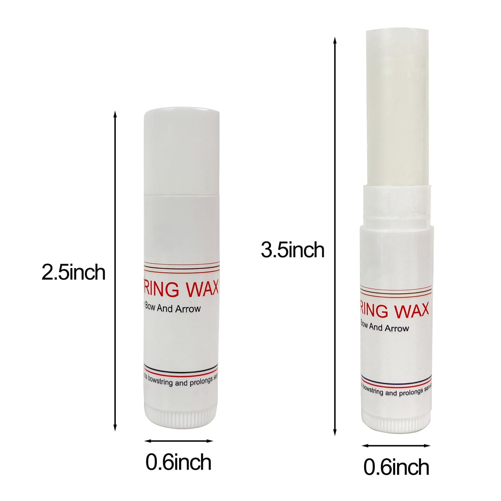 - QI HUO JU - 5 Pieces Bow String Wax, Protective Bowstring Waterproof White