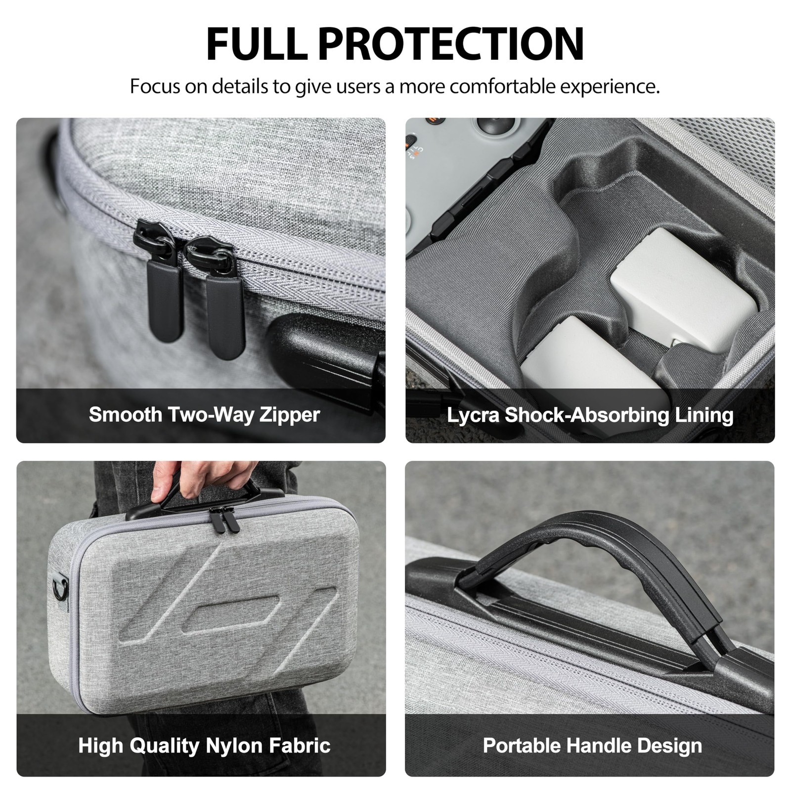 Tomat Flip Case,Portable Shoulder Bag for DJI Drone Small