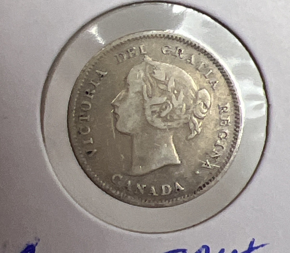 1900 Canada 5 Cents Round 0