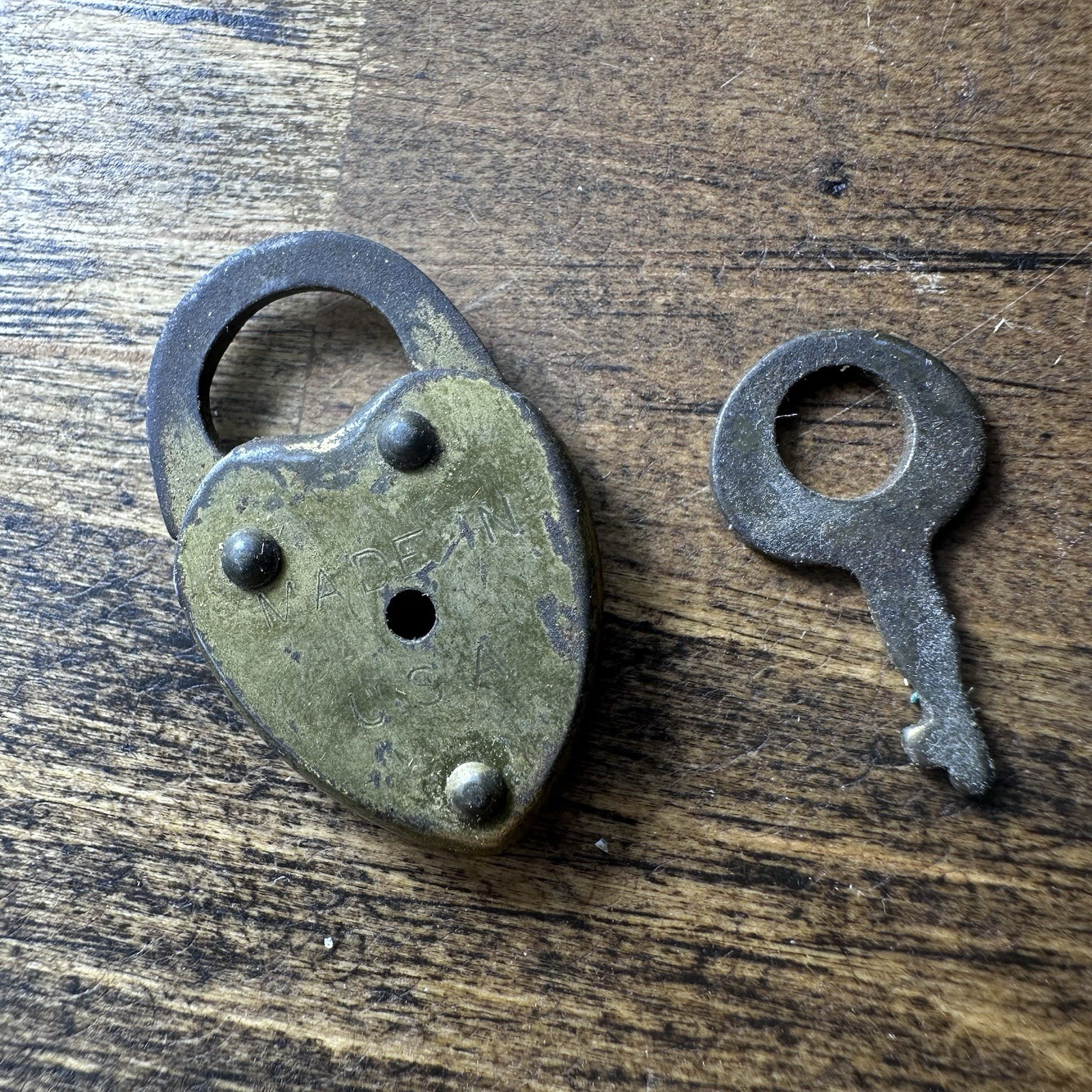 4 Small Vintage Padlocks With Keys- All Working