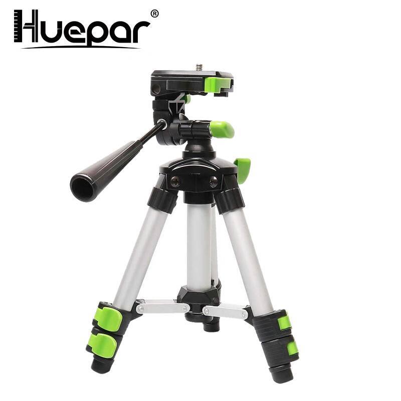 Huepar Lightweight Adjustable Tripod Portable for Self Leveling Cross Line Laser
