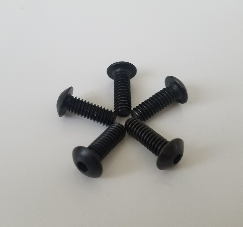 99-15 Harley Big Twin 5 Black Stainless Allen Bolt Timing Point Cam Cover Screw