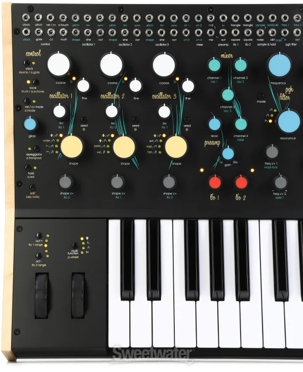 Pittsburgh Modular Taiga Keyboard Semi-modular Analog Synthesizer