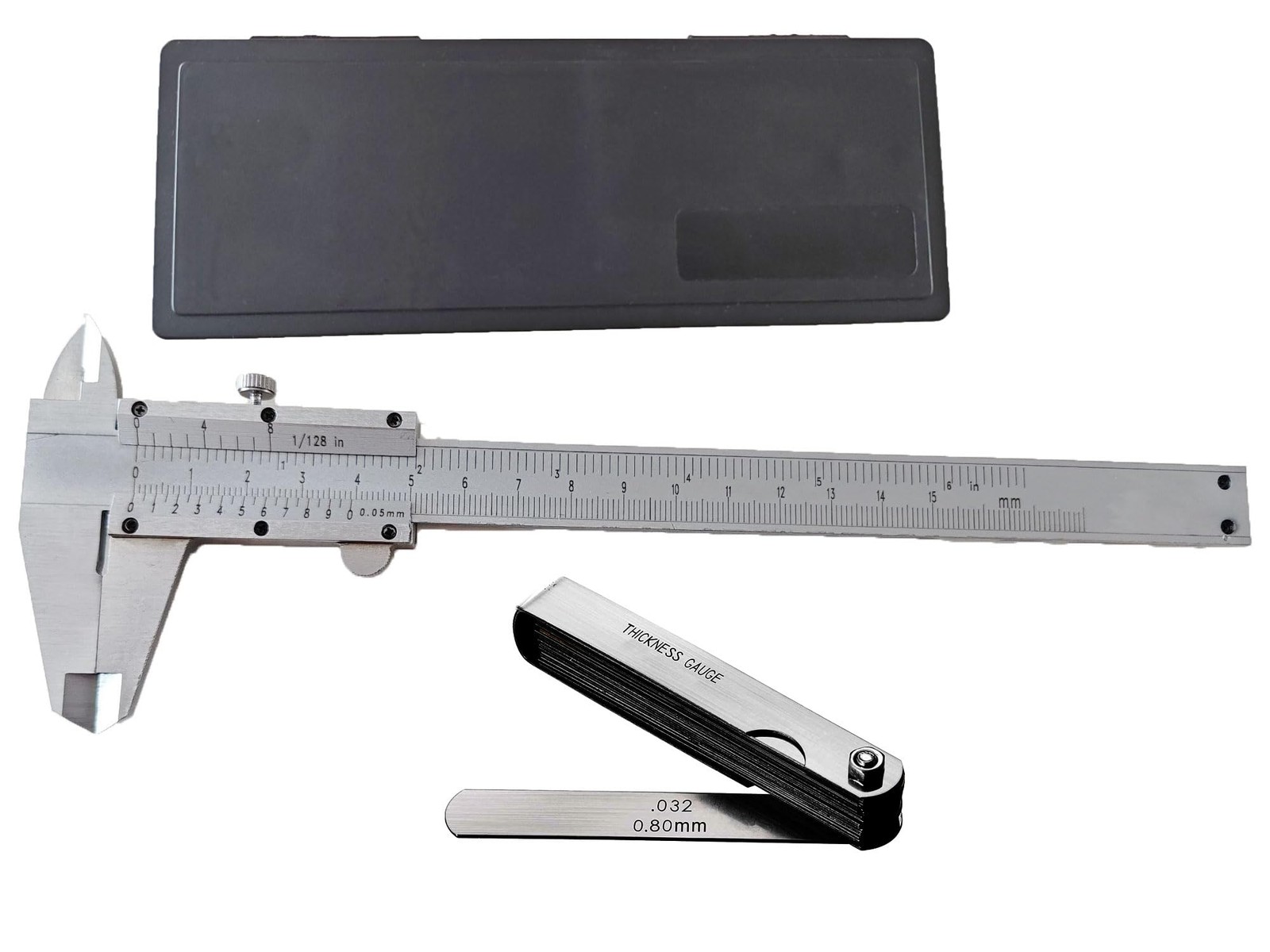 6 inch/150mm Stainless Steel Vernier Caliper Durable Micrometer Tool